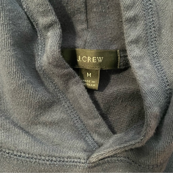 J. CREW Cropped Oversized Terry Sweatshirt, EUC - Picture 2 of 2